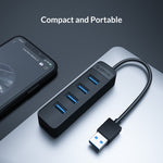 Hub USB 3.0 ORICO TWU3-7A-BK 7 ports, TWU3-7A