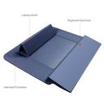 Sac de protection imperméable universel 4 en 1 pour ordinateur portable avec support en PU, 11/12 pouces, 13/14 pouces, 15/16 pouces