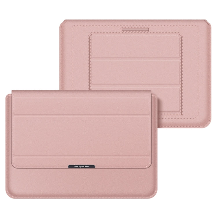 Sac de protection imperméable universel 4 en 1 pour ordinateur portable avec support en PU, 11/12 pouces, 13/14 pouces, 15/16 pouces