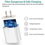 Chargeur de voyage 2 en 1 PD 20W port USB-C / Type-C unique + câble de charge rapide PD 3.0 USB-C / Type-C vers USB-C / Type-C 3A, longueur câble : 1m, prise US, 20W 1m