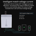 Ensemble chargeur rapide universel SDC-30W 2 en 1 câble USB vers 8 broches + 30W QC 3.0 USB + double port USB 2.0 2.4A pour téléphone portable et tablette, Prise US, avec câble 8 broches, Prise US