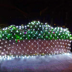 Rideau lumineux de filet de pêche étanche 4x6m 672 LED, guirlande lumineuse fée pour mariage, fête, décoration de vacances 220V, prise EU