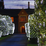 Rideau lumineux de filet de pêche étanche 4x6m 672 LED, guirlande lumineuse fée pour mariage, fête, décoration de vacances 220V, prise EU