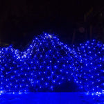 Rideau lumineux de filet de pêche étanche 4x6m 672 LED, guirlande lumineuse fée pour mariage, fête, décoration de vacances 220V, prise EU
