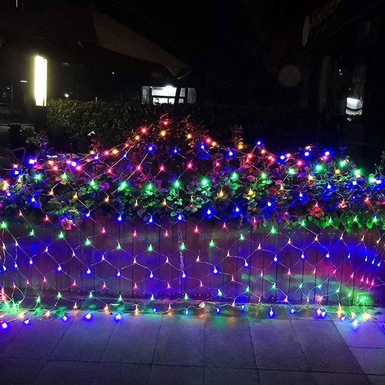 Rideau lumineux de filet de pêche étanche 4x6m 672 LED, guirlande lumineuse fée pour mariage, fête, décoration de vacances 220V, prise EU