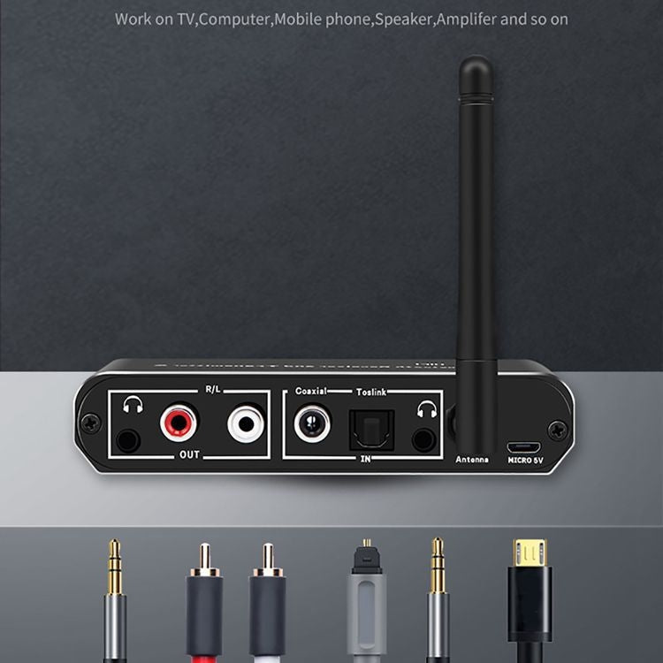 Récepteur et émetteur Bluetooth 5.0 numérique 3 en 1 ZS-SGD09 analogique