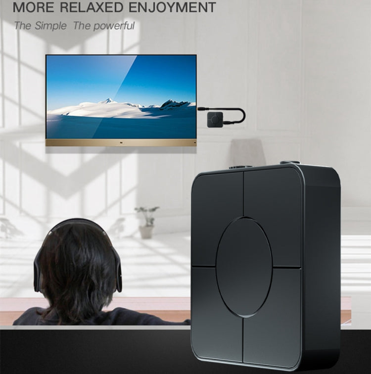 Adaptateur Bluetooth 5.0 deux-en-un émetteur-récepteur audio Bluetooth KN326 pour appels mains libres