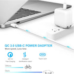 Chargeur de voyage universel PD3.0 30W USB-C / Type-C avec pied détachable, prise UK, prise UK