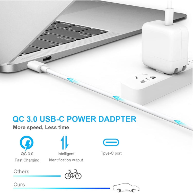 Chargeur de voyage universel PD3.0 30W USB-C / Type-C avec pied détachable, prise UK, prise UK