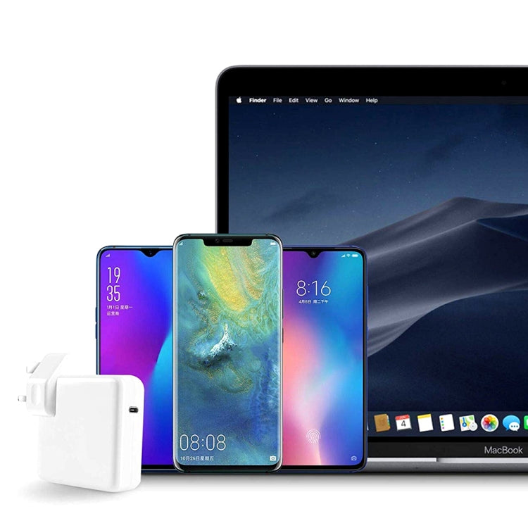 Chargeur de voyage universel PD3.0 30W USB-C / Type-C avec pied détachable, prise UK, prise UK
