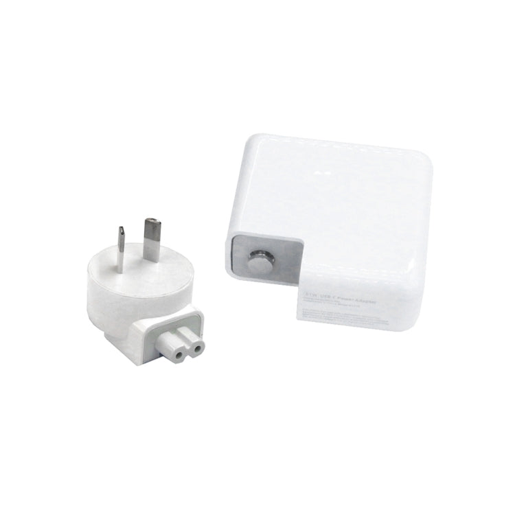 Chargeur de voyage 2 en 1 PD3.0 30W USB-C / Type-C avec pied détachable + ensemble câble de données de charge rapide PD3.0 3A USB-C / Type-C vers 8 broches, longueur du câble : 1m, prise AU, 1m