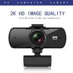 C5 4 millions de pixels Auto Focus 2K Full HD Webcam Rotation 360 USB sans pilote Caméra Web de diffusion en direct avec micro, C5