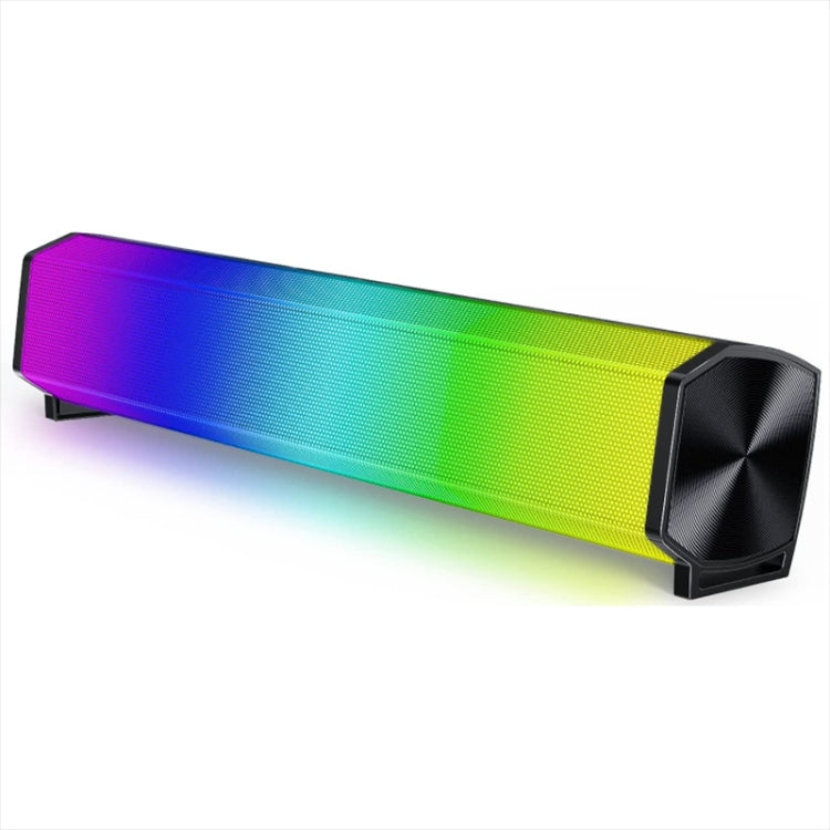 Enceinte portable extérieure sans fil TWS C2 10W Bass Home Cinema Subwoofer Barre de son audio, support horloge et alarme