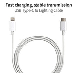 SDC-20W Chargeur de Voyage 2 en 1 PD 20W USB-C / Type-C + Câble de Données de Charge Rapide 3A PD3.0 USB-C / Type-C vers 8 Broches, Longueur du Câble : 1m, Prise US, Prise EU, Prise UK