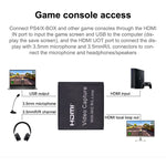 Carte de capture vidéo HDMI 1080P HD 4K, boîtier de capture vidéo HDMI vers USB 2.0