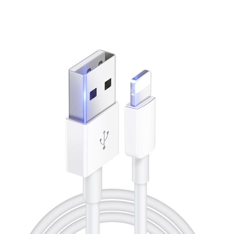 Câble de données de charge rapide XJ-017 3A USB mâle vers 8 broches mâle, longueur : 1 m, 1 m