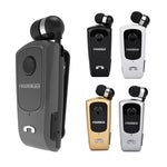 F920 CSR4.1 Casque Bluetooth rétractable avec rappel par vibration de l'appelant et fonction antivol, noir, blanc, or, argent, gris