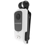 F920 CSR4.1 Casque Bluetooth rétractable avec rappel par vibration de l'appelant et fonction antivol, noir, blanc, or, argent, gris
