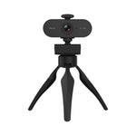 B1 Webcam rotative à 360 degrés, 4 millions de pixels, résolution 2K HD 1080P, avec micro et trépied