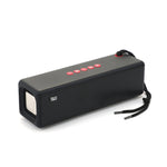 T&G TG271 Haut-parleur Bluetooth Subwoofer TWS avec corde tressée, support USB/AUX/carte TF/FM