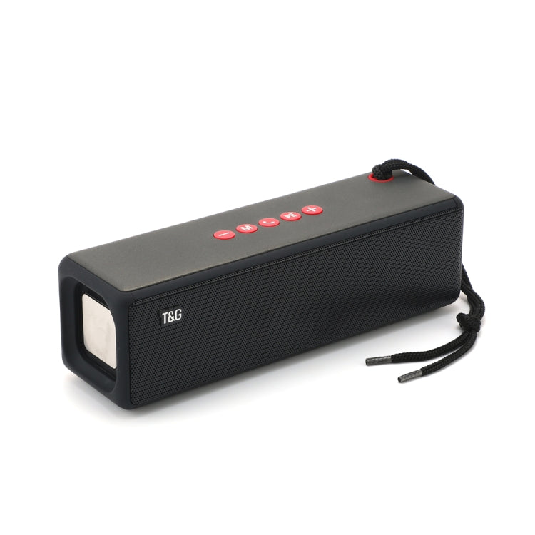 T&G TG271 Haut-parleur Bluetooth Subwoofer TWS avec corde tressée, support USB/AUX/carte TF/FM