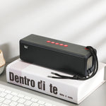 T&G TG271 Haut-parleur Bluetooth Subwoofer TWS avec corde tressée, support USB/AUX/carte TF/FM