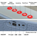 T&G TG271 Haut-parleur Bluetooth Subwoofer TWS avec corde tressée, support USB/AUX/carte TF/FM