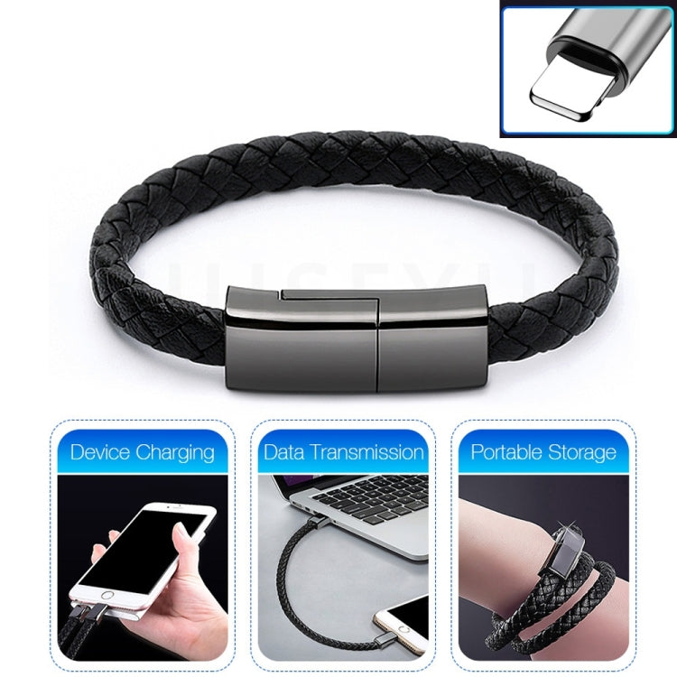 Câble de données bracelet créatif XJ-28 2.4A USB vers 8 broches, longueur du câble : 22,5 cm, XJ-28 8 broches, 22,5 cm 8 broches