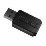 Adaptateur audio Bluetooth USB RT02 Transmet et reçoit 2-en-1 Bluetooth 5.0 Kit mains libres Récepteur Bluetooth de voiture