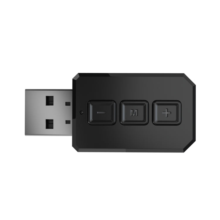 Adaptateur audio Bluetooth USB RT02 Transmet et reçoit 2-en-1 Bluetooth 5.0 Kit mains libres Récepteur Bluetooth de voiture
