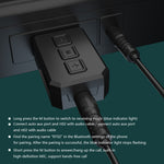 Adaptateur audio Bluetooth USB RT02 Transmet et reçoit 2-en-1 Bluetooth 5.0 Kit mains libres Récepteur Bluetooth de voiture