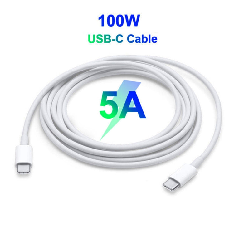 Adaptateur d'ordinateur portable PD-96W 96W PD USB-C / Type-C + câble de charge rapide 2m 5A USB-C / Type-C vers USB-C / Type-C pour MacBook Pro, prise EU, prise US, prise UK, prise AU