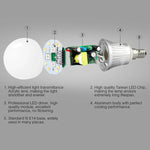 Ampoule LED FUT013 5W E14 RVB + CCT AC100~240V avec télécommande WiFi 2.4G, intensité réglable