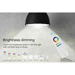 Ampoule LED FUT012 E27 9W RVB + CCT 100V-240V, couleur pleine, télécommande, ampoule intelligente WiFi sans fil 2,4G