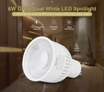 FUT107 GU10 6W Ampoule LED Double Blanc CCT Spot pour chambre et salon