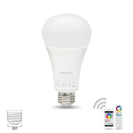 Ampoule LED RVB + CCT 12W E27 FUT105 Lumière intérieure Télécommande 2.4G Contrôle intelligent via application pour téléphone Chambre Salon AC100~240V