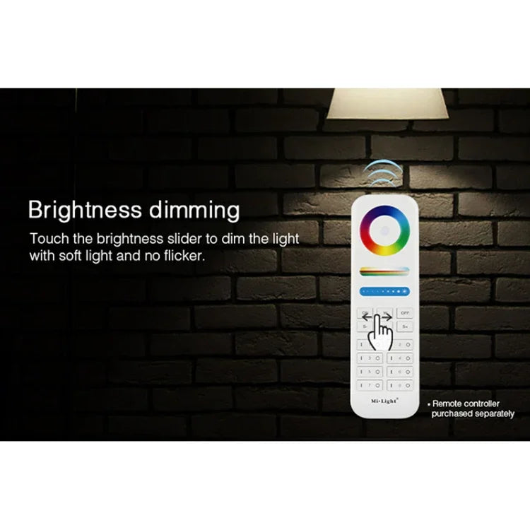 Ampoule LED RVB + CCT 12W E27 FUT105 Lumière intérieure Télécommande 2.4G Contrôle intelligent via application pour téléphone Chambre Salon AC100~240V