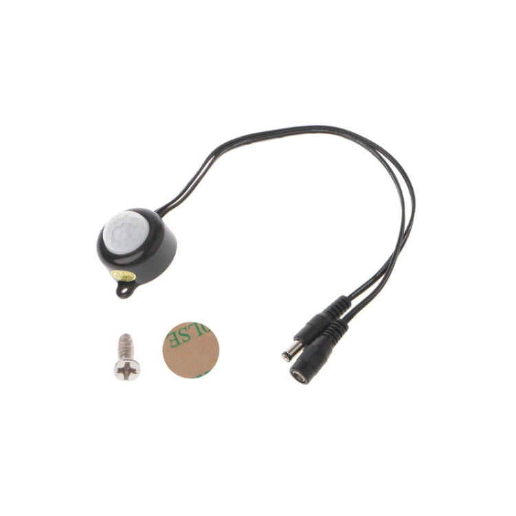 DC 5-24V/5A Avec fiche pour bande lumineuse LED Capteur de mouvement PIR infrarouge corporel Détecteur de mouvement