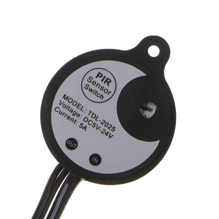 DC 5-24V/5A Avec fiche pour bande lumineuse LED Capteur de mouvement PIR infrarouge corporel Détecteur de mouvement