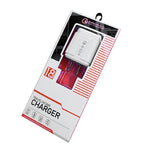 Chargeur de voyage portable LZ-023 18W QC 3.0 USB + câble de données USB vers 8 broches 3A, prise US, câble de données USB vers 8 broches, prise US, câble de données 8 broches, prise US