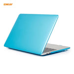 ENKAY Coque de protection 3 en 1 en cristal pour ordinateur portable + film de clavier en TPU version UE + ensemble de bouchons anti-poussière pour MacBook Pro 16 pouces A2141 (avec Touch Bar), Pour MacBook Pro 16 pouces A2141 (avec Touch Bar)