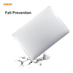 ENKAY Coque de protection 3 en 1 en cristal pour ordinateur portable + film de clavier en TPU version UE + ensemble de bouchons anti-poussière pour MacBook Pro 16 pouces A2141 (avec Touch Bar), Pour MacBook Pro 16 pouces A2141 (avec Touch Bar)