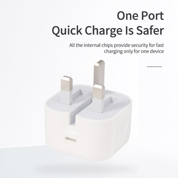 Chargeur de voyage pliable A234 20W PD 3.0 Type-C / USB-C, Prise UK, 20W