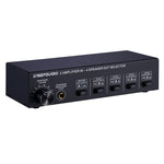 B032 Amplificateur de puissance 2 entrées 4 sorties Commutateur sonore Haut-parleur Qualité sonore sans perte 300W par canal Distributeur commutateur avec fonction de surveillance casque / Entrée audio, B032