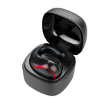 Écouteur sans fil invisible supra-auriculaire T25 Bluetooth 5.0 à oreille unique, appel haute définition, veille super longue, à conduction osseuse