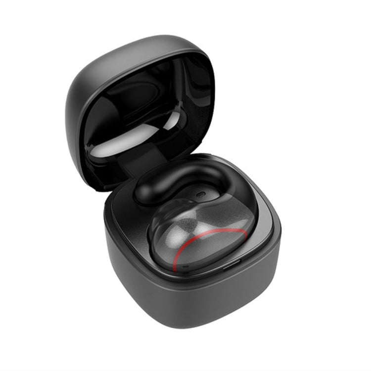 Écouteur sans fil invisible supra-auriculaire T25 Bluetooth 5.0 à oreille unique, appel haute définition, veille super longue, à conduction osseuse