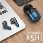 Écouteurs sans fil Bluetooth J28 TWS Affichage numérique LED Écouteurs de sport HIFI Musique