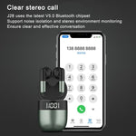 Écouteurs sans fil Bluetooth J28 TWS Affichage numérique LED Écouteurs de sport HIFI Musique