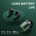 Écouteurs sans fil Bluetooth J28 TWS Affichage numérique LED Écouteurs de sport HIFI Musique