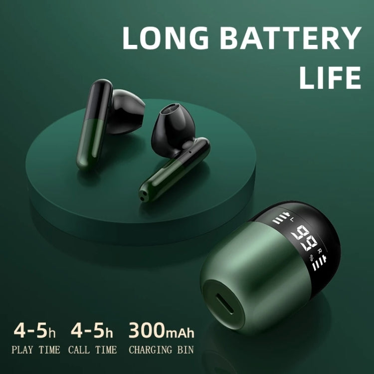 Écouteurs sans fil Bluetooth J28 TWS Affichage numérique LED Écouteurs de sport HIFI Musique
